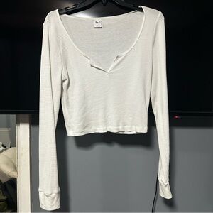 Aritzia white long sleeve